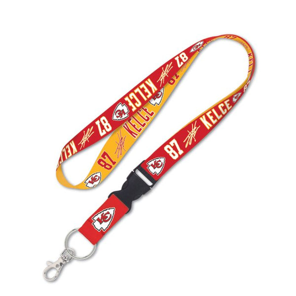 Wholesale-Kansas City Chiefs Lanyard w/detachable buckle 1" Travis Kelce