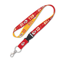 Wholesale-Kansas City Chiefs Lanyard w/detachable buckle 1" Tyreek Hill