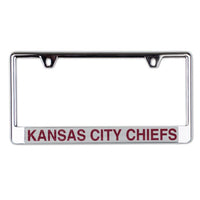 Wholesale-Kansas City Chiefs Lic Plate Frame B/O Printed