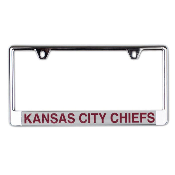 Wholesale-Kansas City Chiefs Lic Plate Frame B/O Printed