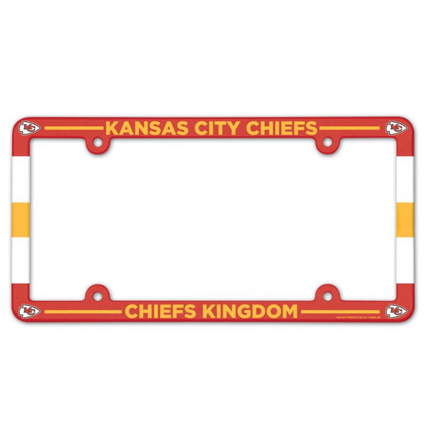 Wholesale-Kansas City Chiefs Lic Plate Frame Full Color