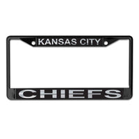 Wholesale-Kansas City Chiefs Lic Plt Frame S/L Printed