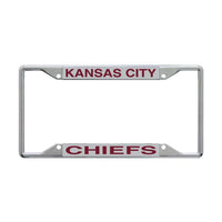 Wholesale-Kansas City Chiefs Lic Plt Frame S/S Printed