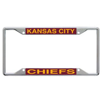 Wholesale-Kansas City Chiefs Lic Plt Frame S/S Printed