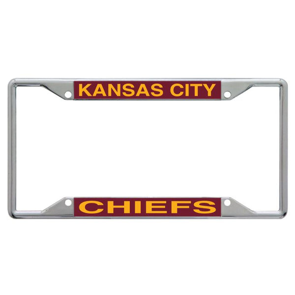 Wholesale-Kansas City Chiefs Lic Plt Frame S/S Printed