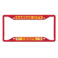 Wholesale-Kansas City Chiefs Lic Plt Frame S/S