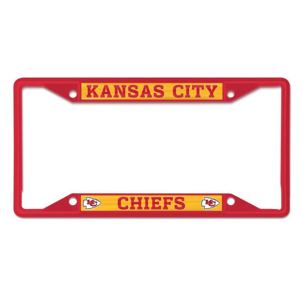 Wholesale-Kansas City Chiefs Lic Plt Frame S/S