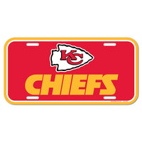 Wholesale-Kansas City Chiefs License Plate