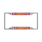 Wholesale-Kansas City Chiefs MEGA Lic Plt Frame S/S Printed