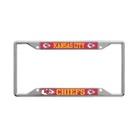 Wholesale-Kansas City Chiefs MEGA Lic Plt Frame S/S Printed