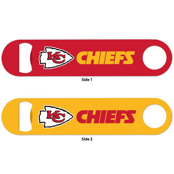 Wholesale-Kansas City Chiefs Metal Bottle Opener 2 Sided