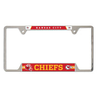 Wholesale-Kansas City Chiefs Metal License Plate Frame