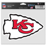 Wholesale-Kansas City Chiefs Multi-Use Decal -Clear Bckrgd 5" x 6"