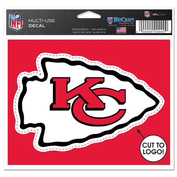 Wholesale-Kansas City Chiefs Multi-Use Decal - cut to logo 5" x 6"