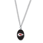 Wholesale-Kansas City Chiefs Necklace w/Charm Jewelry Card