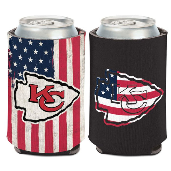 Wholesale-Kansas City Chiefs Patriotic Can Cooler 12 oz.