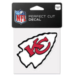 Wholesale-Kansas City Chiefs Perfect Cut Color Decal 4" x 4"