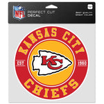 Wholesale-Kansas City Chiefs Perfect Cut Color Decal 8" x 8"