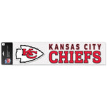 Wholesale-Kansas City Chiefs Perfect Cut Decals 4" x 17"