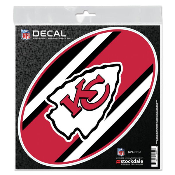 Wholesale-Kansas City Chiefs STRIPES All Surface Decal 6" x 6"
