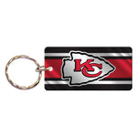 Wholesale-Kansas City Chiefs STRIPES Keychain Rectangle