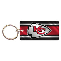 Wholesale-Kansas City Chiefs STRIPES Keychain Rectangle