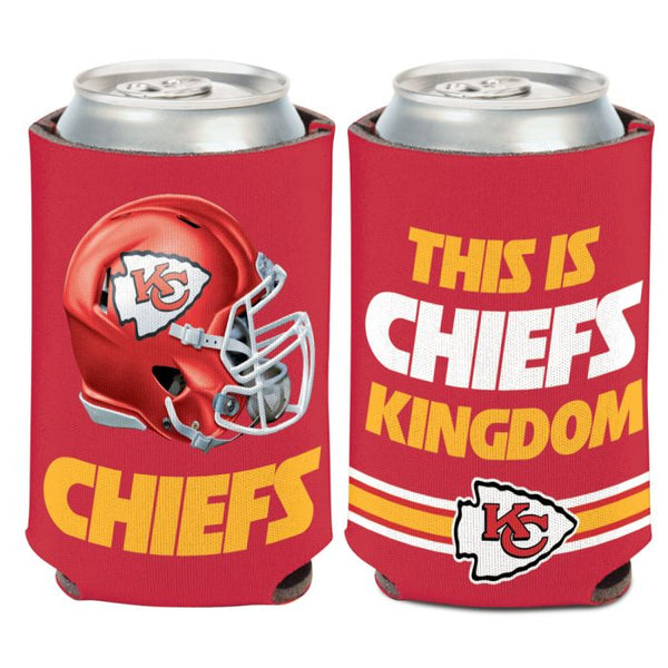 Wholesale-Kansas City Chiefs Slogan Can Cooler 12 oz.