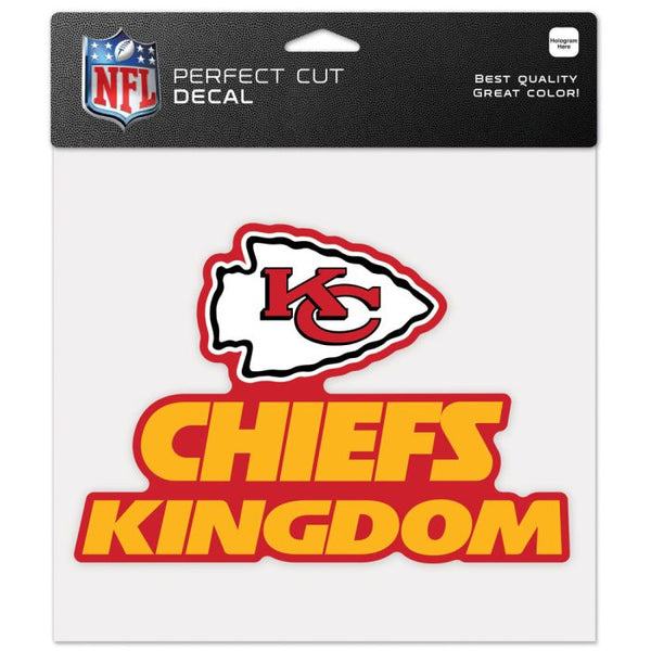 Wholesale-Kansas City Chiefs Slogan Perfect Cut Color Decal 8" x 8"