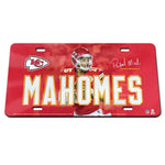 Wholesale-Kansas City Chiefs Specialty Acrylic License Plate Patrick Mahomes II