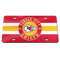 Wholesale-Kansas City Chiefs Specialty Acrylic License Plate