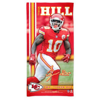 Wholesale-Kansas City Chiefs Spectra Beach Towel 30" x 60" Tyreek Hill