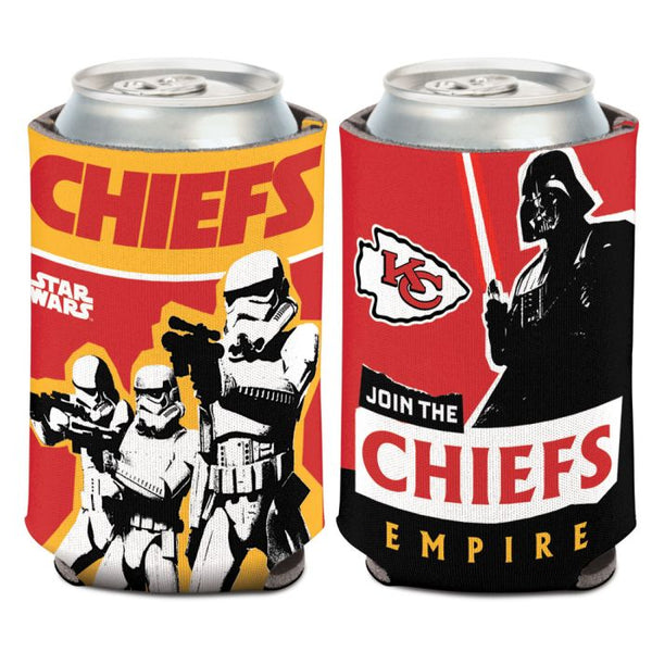 Wholesale-Kansas City Chiefs / Star Wars Darth Vader Can Cooler 12 oz.