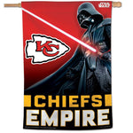 Wholesale-Kansas City Chiefs / Star Wars Darth Vader Vertical Flag 28" x 40"