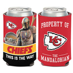 Wholesale-Kansas City Chiefs / Star Wars MAndalorian Can Cooler 12 oz.