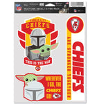 Wholesale-Kansas City Chiefs / Star Wars Mandalorian Multi Use 3 Fan Pack