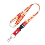 Wholesale-Kansas City Chiefs VINTAGE Lanyard w/detachable buckle 1"