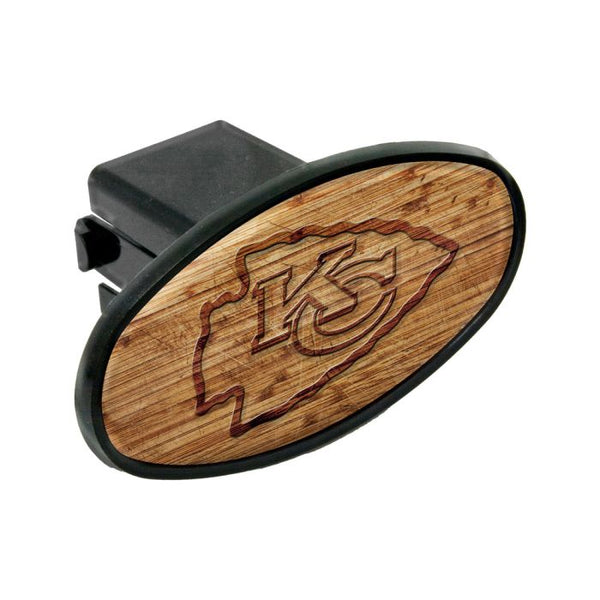 Wholesale-Kansas City Chiefs WOOD Oval 2" Hitch Receiver