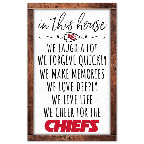 Wholesale-Kansas City Chiefs Wood Sign 11" x 17" 1/4" thick