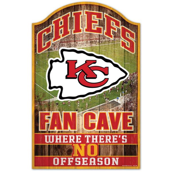 Wholesale-Kansas City Chiefs Wood Sign 11" x 17" 1/4" thick