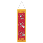 Wholesale-Kansas City Chiefs Wool Banner 8" x 32"