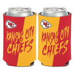 Wholesale-Kansas City Chiefs Word Split Can Cooler 12 oz.