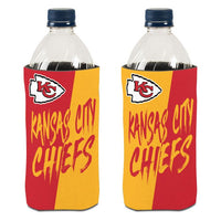 Wholesale-Kansas City Chiefs Word Split Can Cooler 20 oz.