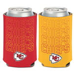 Wholesale-Kansas City Chiefs Word Waterfall Can Cooler 12 oz.