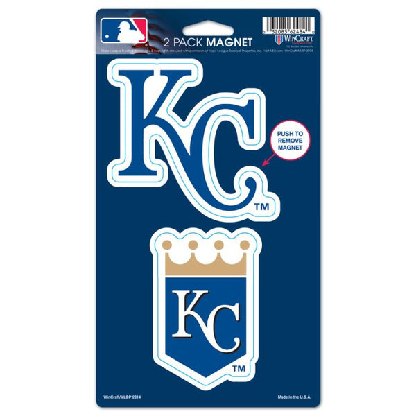 Wholesale-Kansas City Royals 2 Pack Magnets 5" x 9"