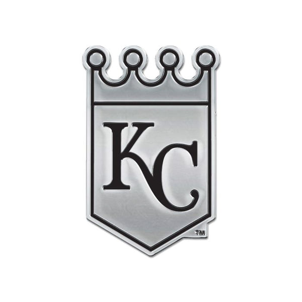 Wholesale-Kansas City Royals Chrome Free Form Auto Emblem