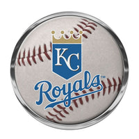 Wholesale-Kansas City Royals Chrome Metal Domed Emblem