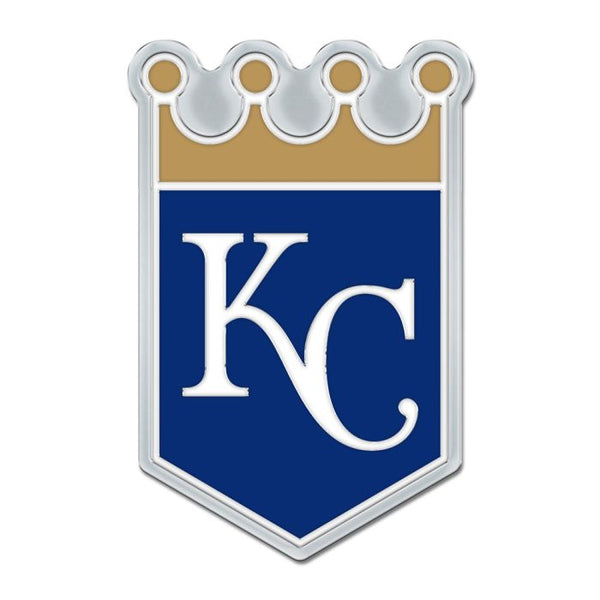 Wholesale-Kansas City Royals Colored Chrome Free Form Auto Emblem