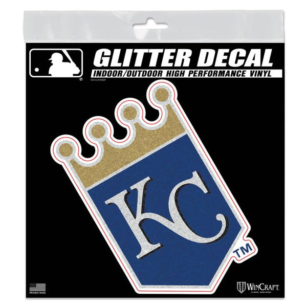 Wholesale-Kansas City Royals Decal Glitter 6" x 6"