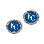 Wholesale-Kansas City Royals Earrings Jewelry Carded Round