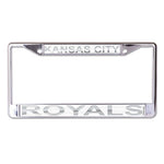 Wholesale-Kansas City Royals FROST Lic Plt Frame S/L Printed